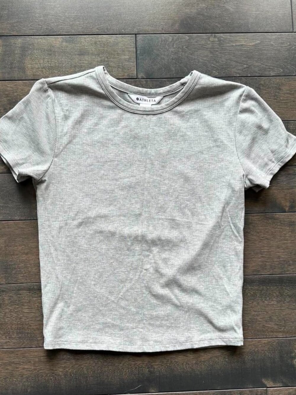 Athleta Rib Crop Tee